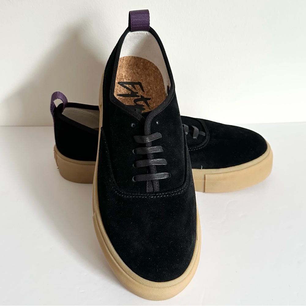 Eytys Mother Unisex Black Suede Sneakers